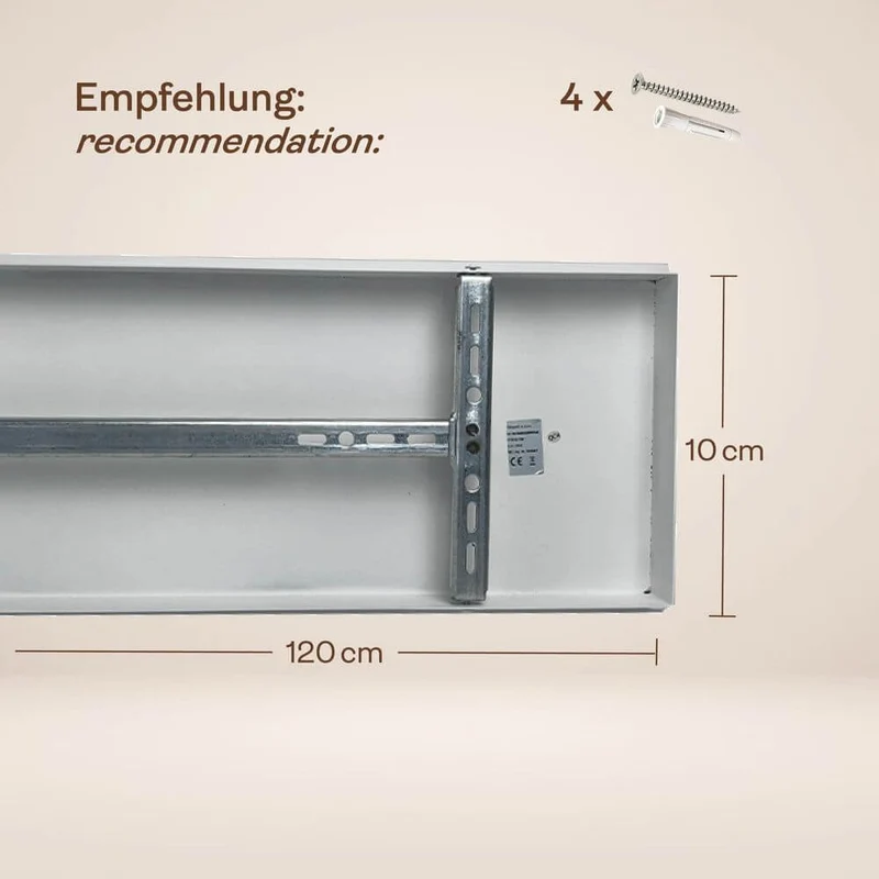 s.luce Atom LED Esstisch-Pendelleuchte 2 bis 5-flammig Balken 120cm