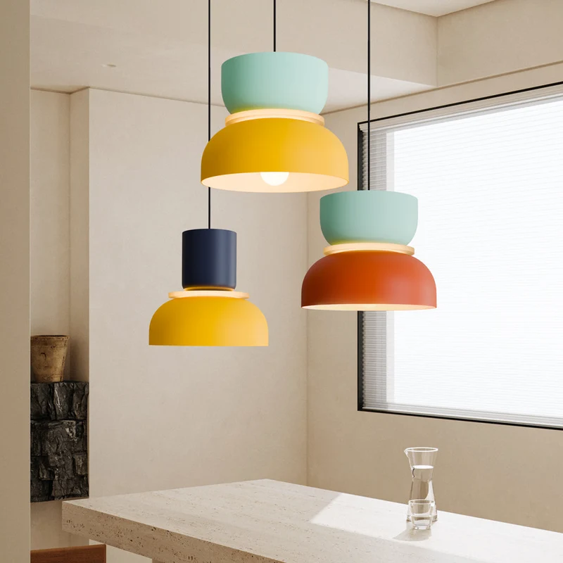 Sansoti | Lucie Nordic Hanglamp met Kleuraccenten