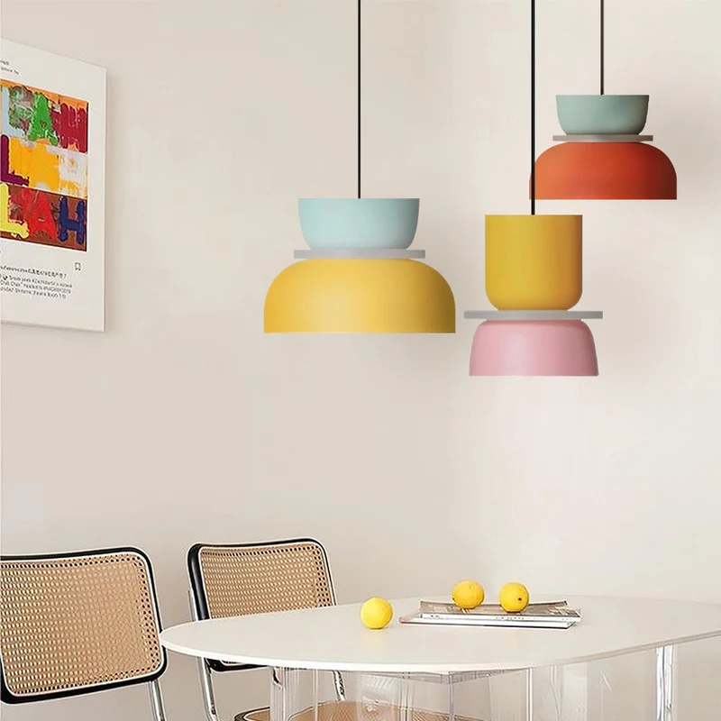 Sansoti | Lucie Nordic Hanglamp met Kleuraccenten