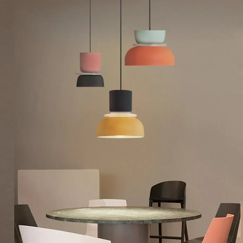 Sansoti | Lucie Nordic Hanglamp met Kleuraccenten