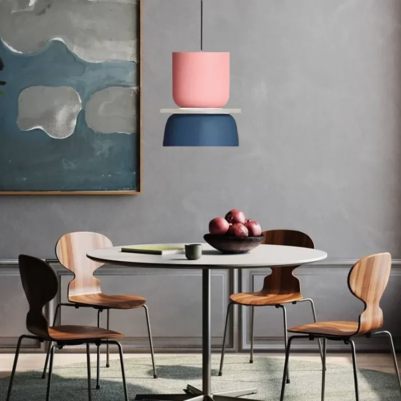 Sansoti | Lucie Nordic Hanglamp met Kleuraccenten