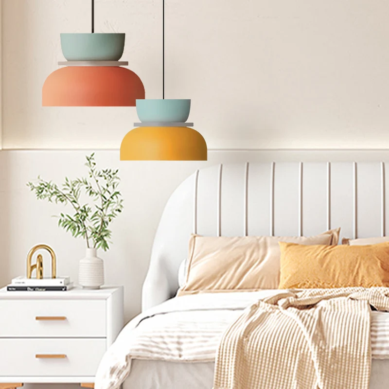 Sansoti | Lucie Nordic Hanglamp met Kleuraccenten