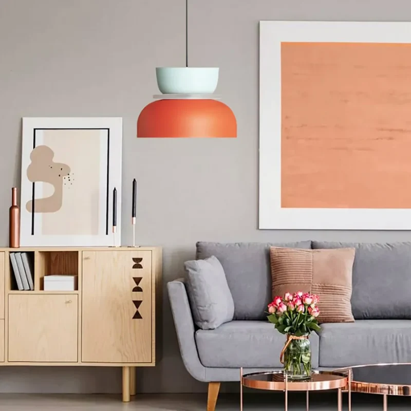 Sansoti | Lucie Nordic Hanglamp met Kleuraccenten