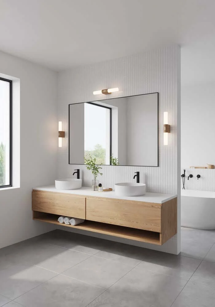 LED Wandleuchte Helva Double Basic IP44