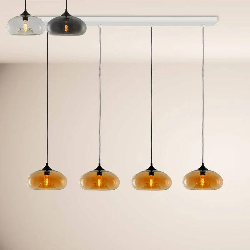 s.luce Cruet Low Esstisch-Hängeleuchte 2 bis 5-flammig 160cm
