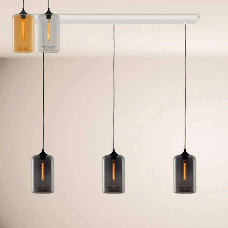 s.luce Cruet Low Esstisch-Pendellampe 2 bis 5-flammig 120cm