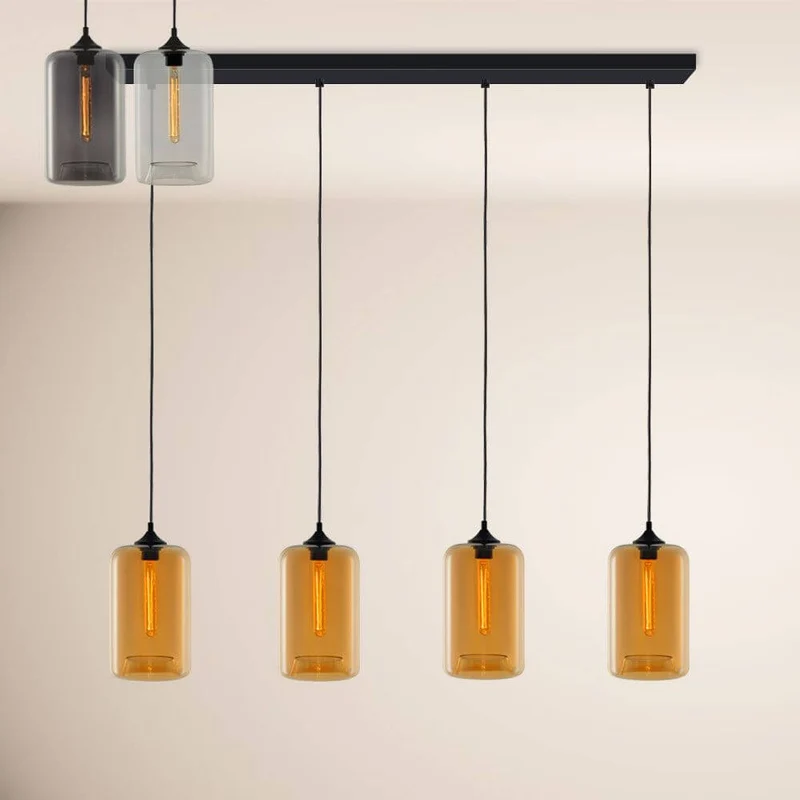 s.luce Cruet Low Esstisch-Pendellampe 2 bis 5-flammig 120cm