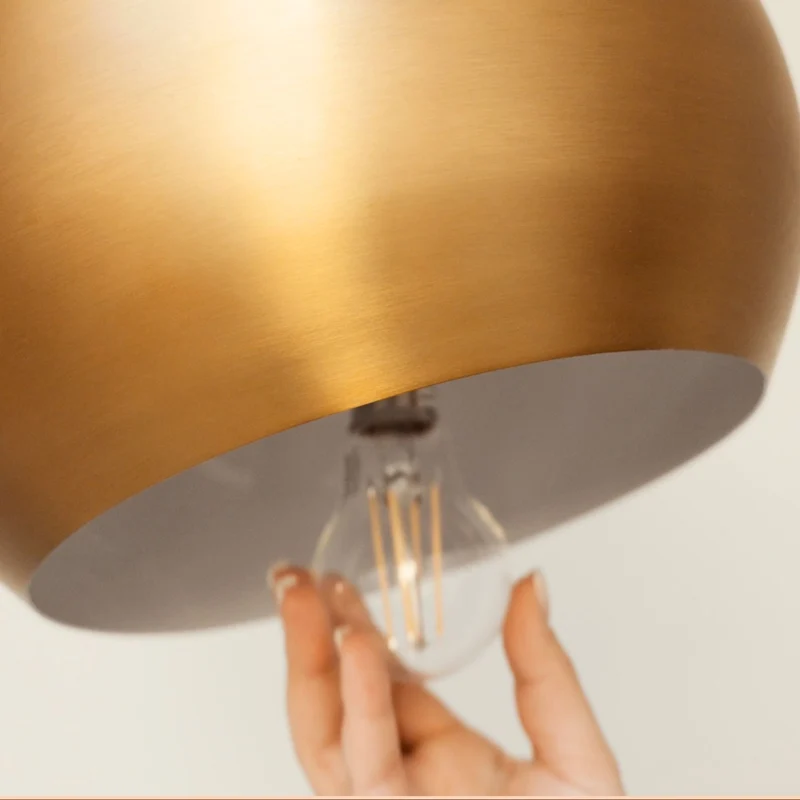 s.luce Ball Metall Esszimmerlampe Kombination Ø 20cm 120cm