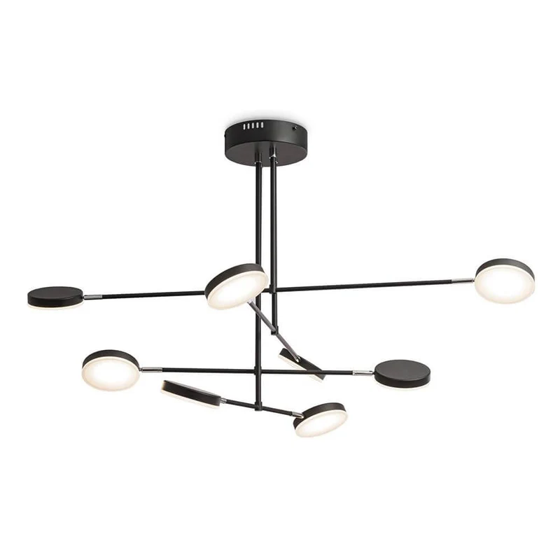 Fad LED Hängeleuchte Metall Schwarz