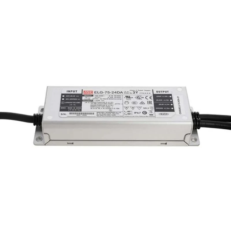 75W zertifiziertes Einbaunetzteil Dali Dimmbar 24V IP65