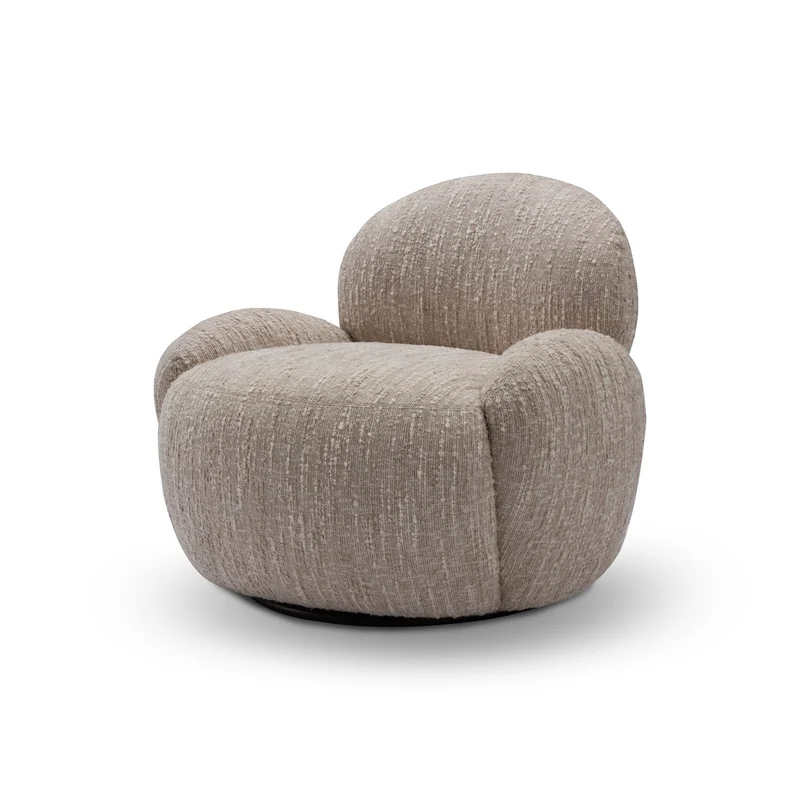 Casa Padrino Luxus Sessel Schwarz 84 x 80 x H. 72 cm - Sessel mit Stoffbezug - Moderne Wohnzimmer Möbel - Luxus Qualität