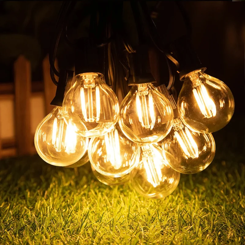 Solar Lichtsnoer Buiten 7m-15m Warm Licht Tuin Terras Zonne-energie Sfeerlicht Waterdicht Buitenverlichting | Sansoti