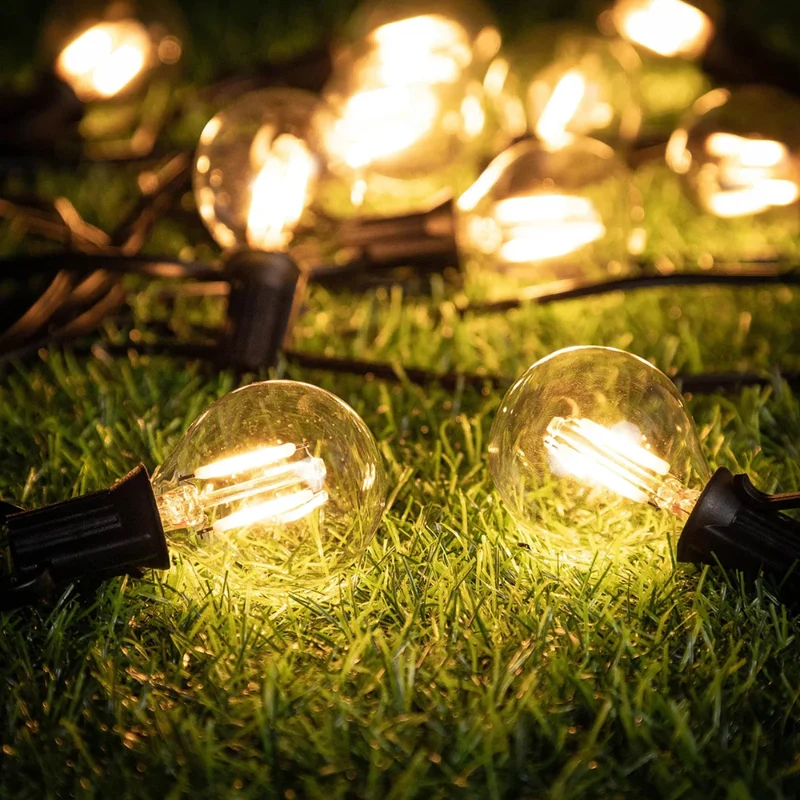 Solar Lichtsnoer Buiten 7m-15m Warm Licht Tuin Terras Zonne-energie Sfeerlicht Waterdicht Buitenverlichting | Sansoti