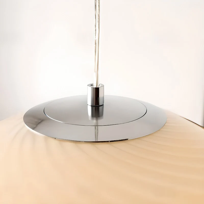 Glazen Hanglamp met Gedraaide Vorm – Handgeblazen Designverlichting voor Keukeneiland en Eetruimte | Sansoti