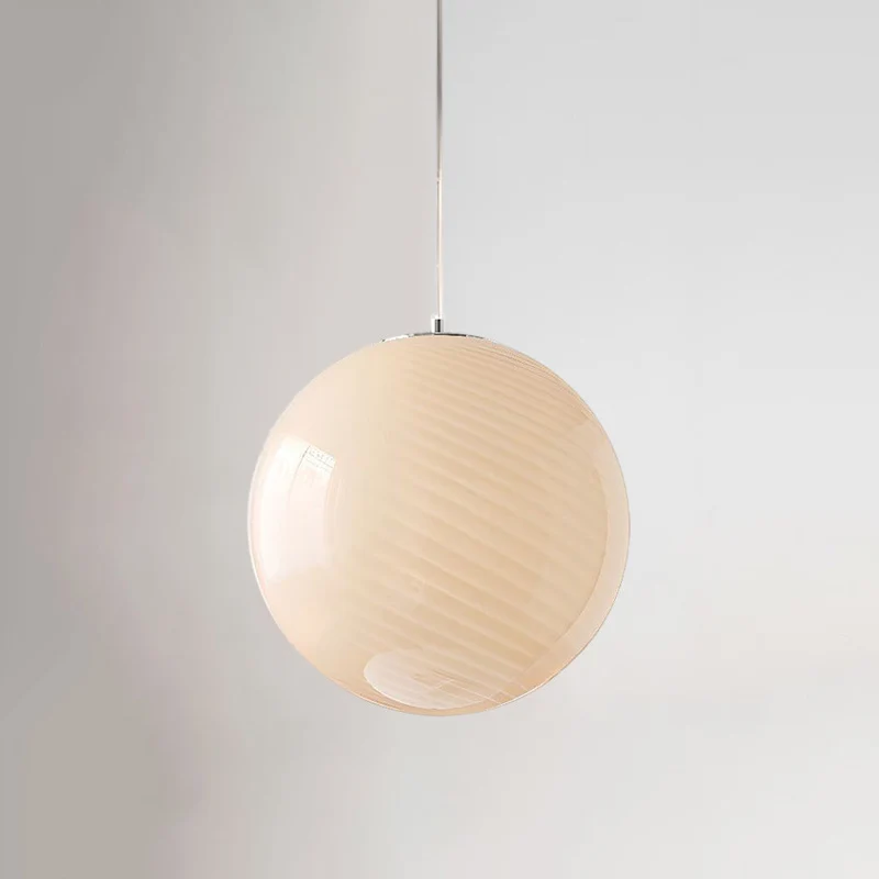 Glazen Hanglamp met Gedraaide Vorm – Handgeblazen Designverlichting voor Keukeneiland en Eetruimte | Sansoti