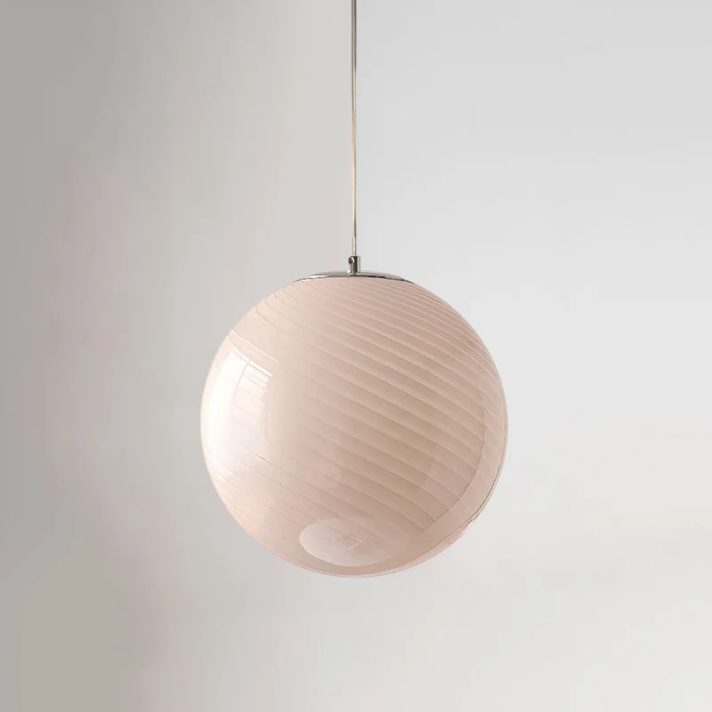 Glazen Hanglamp met Gedraaide Vorm – Handgeblazen Designverlichting voor Keukeneiland en Eetruimte | Sansoti