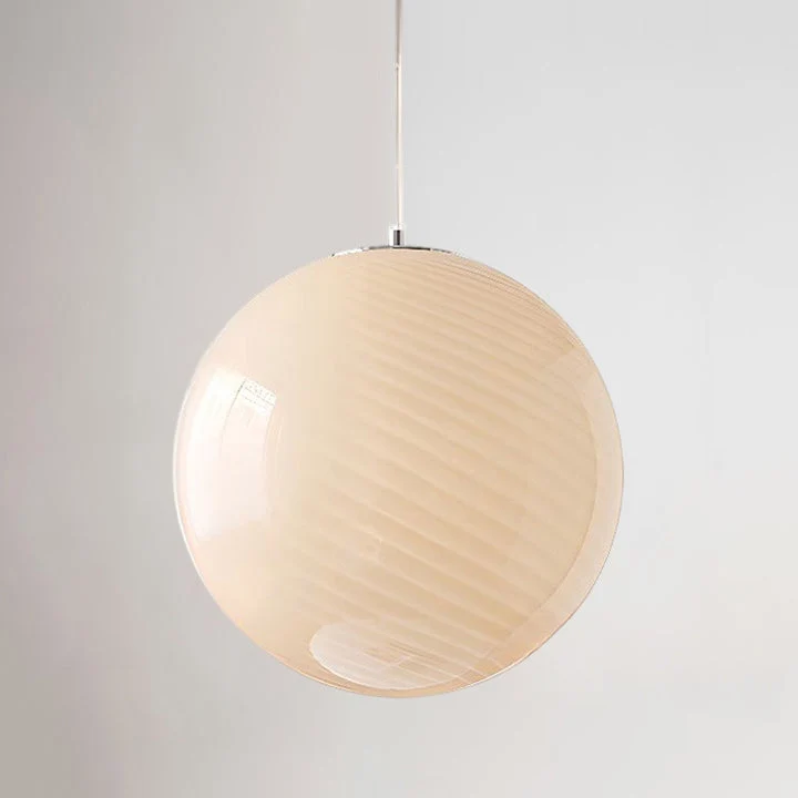 Glazen Hanglamp met Gedraaide Vorm – Handgeblazen Designverlichting voor Keukeneiland en Eetruimte | Sansoti