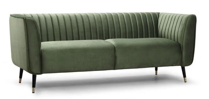 Casa Padrino Luxus Chesterfield 2er Sofa Kenedy 170 x 100 x H. 120 cm - Elegantes Wohnzimmer 2er Sofa mit Echtleder - Chesterfield Wohnzimmer Möbel