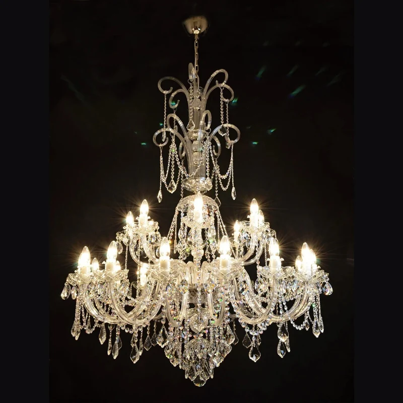 Casa Padrino Luxus Barock Kristall Kronleuchter Gold Ø 110 x H. 110 cm - Prunkvolle Messing Kronleuchter mit böhmischem Kristallglas - Barock Möbel - Edel & Prunkvoll