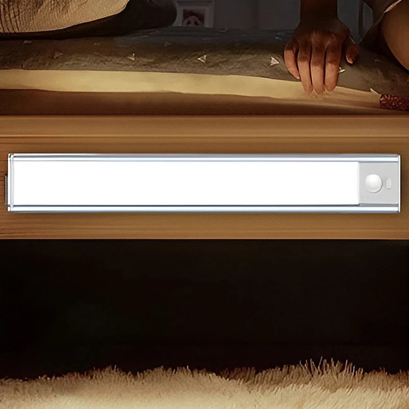 Draadloze Oplaadbare LED Kastverlichting Met Bewegingssensor Voor Keuken En Slaapkamer | Sansoti