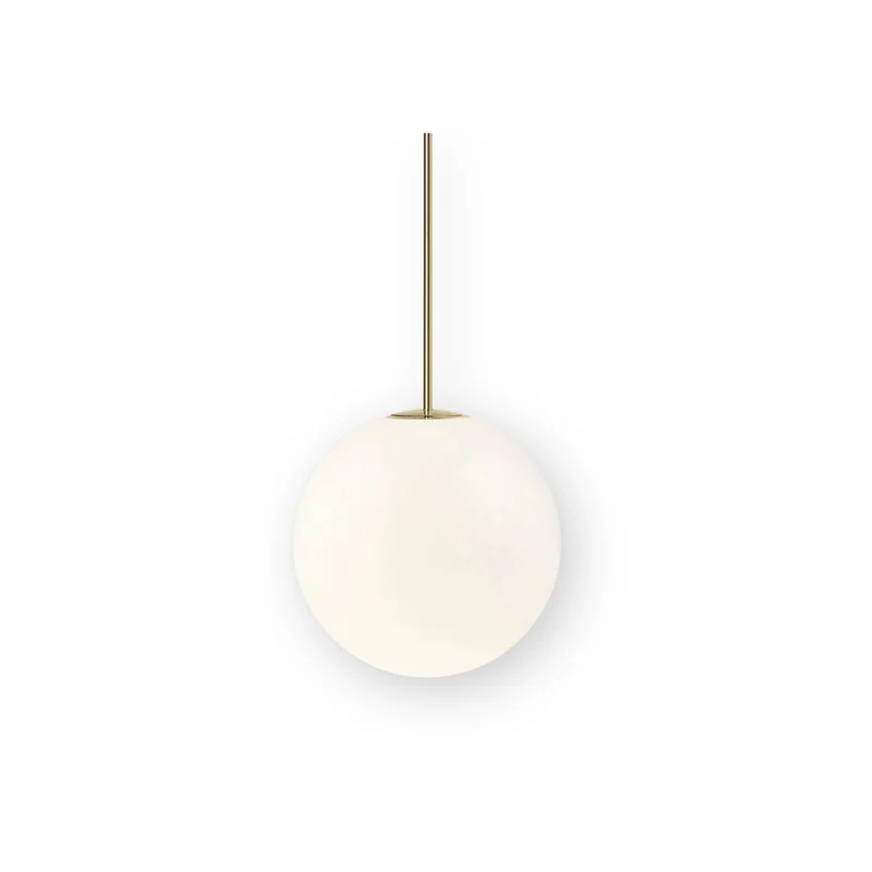 Hanglamp Messing Melkglas Plafond Minimalistisch Modern Scandinavisch Hal Eettafel Nachtkastje | Sansoti