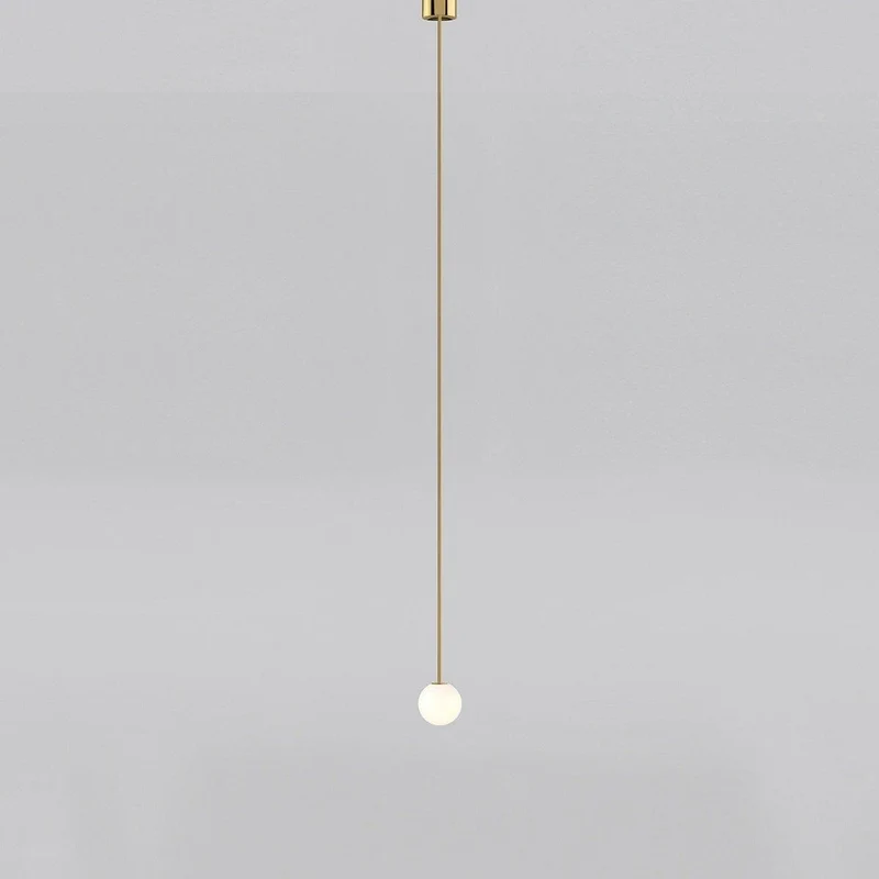 Hanglamp Messing Melkglas Plafond Minimalistisch Modern Scandinavisch Hal Eettafel Nachtkastje | Sansoti