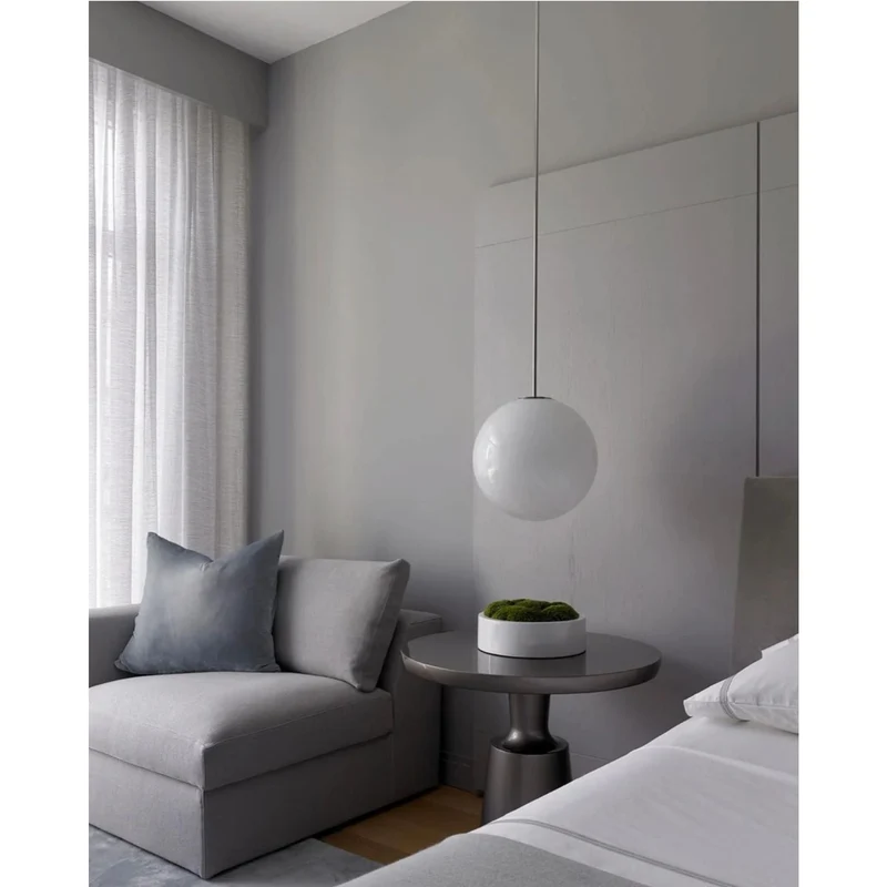 Hanglamp Messing Melkglas Plafond Minimalistisch Modern Scandinavisch Hal Eettafel Nachtkastje | Sansoti