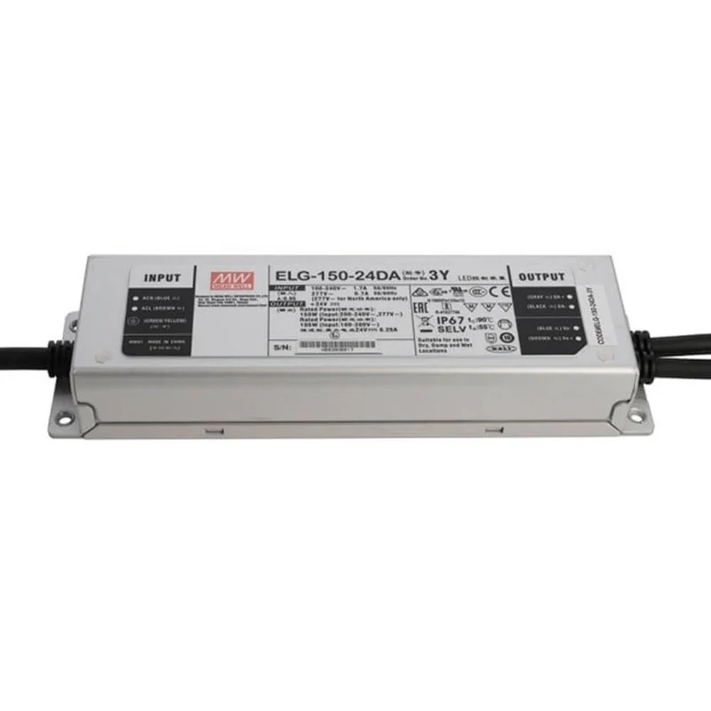 Meanwell Netzteil Zertifiziert DALI Dimmbar 24V IP65