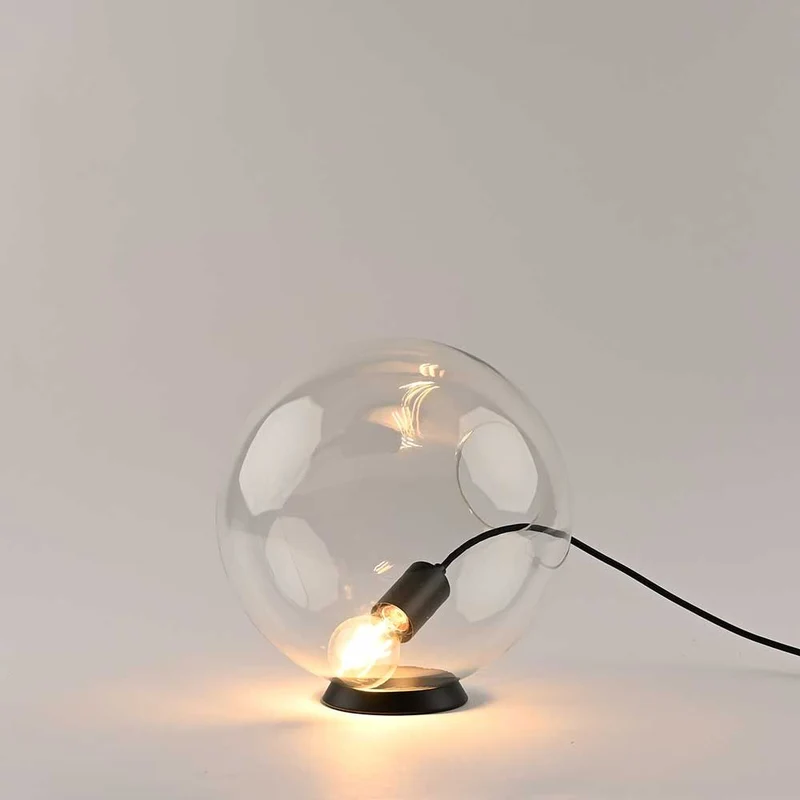 s.luce Orb Glaskugel Tischlampe