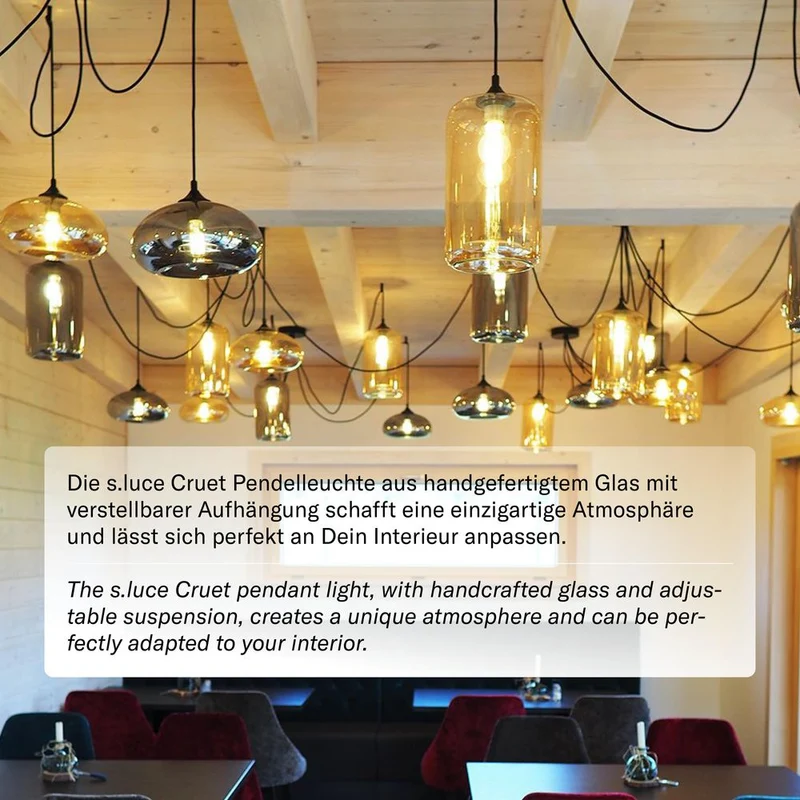 s.luce Cruet mehrflammige Hängeleuchte