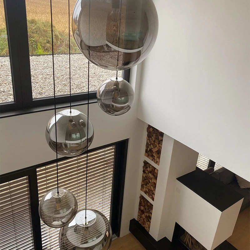 s.luce Orb 5-flammige Galerielampe Modular