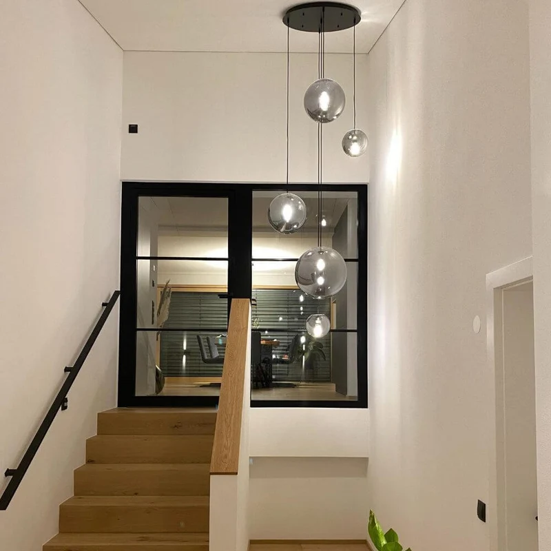 s.luce Orb 5-flammige Galerielampe Modular