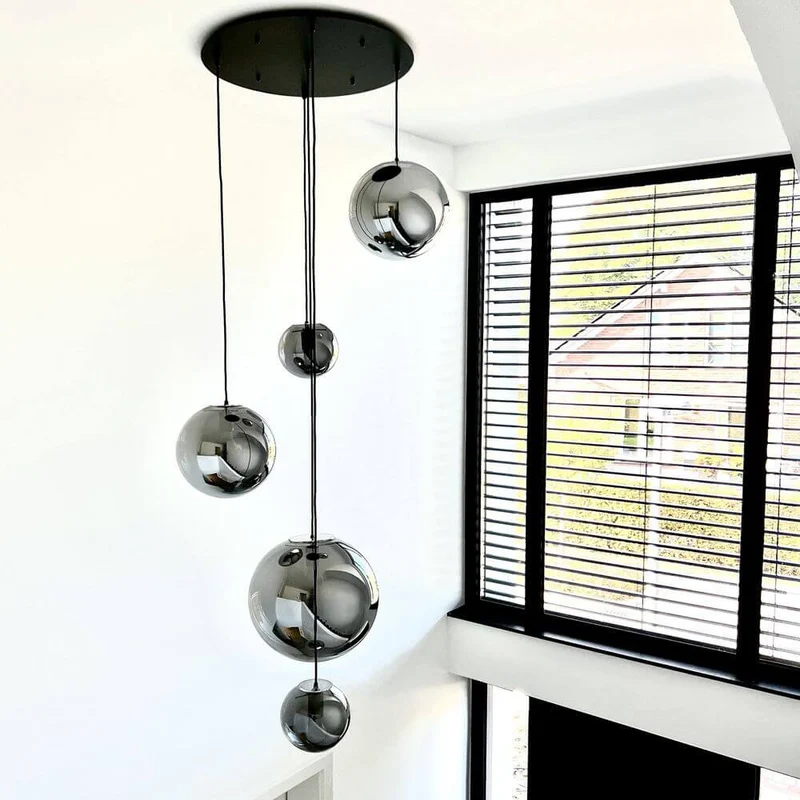 s.luce Orb 5-flammige Galerielampe Modular