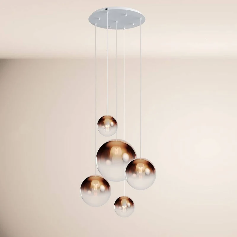 s.luce Orb 5-flammige Galerielampe Modular