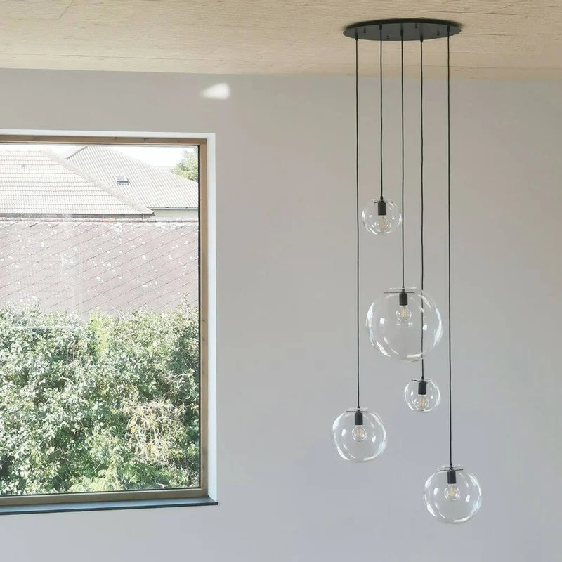 s.luce Orb 5-flammige Galerielampe Modular