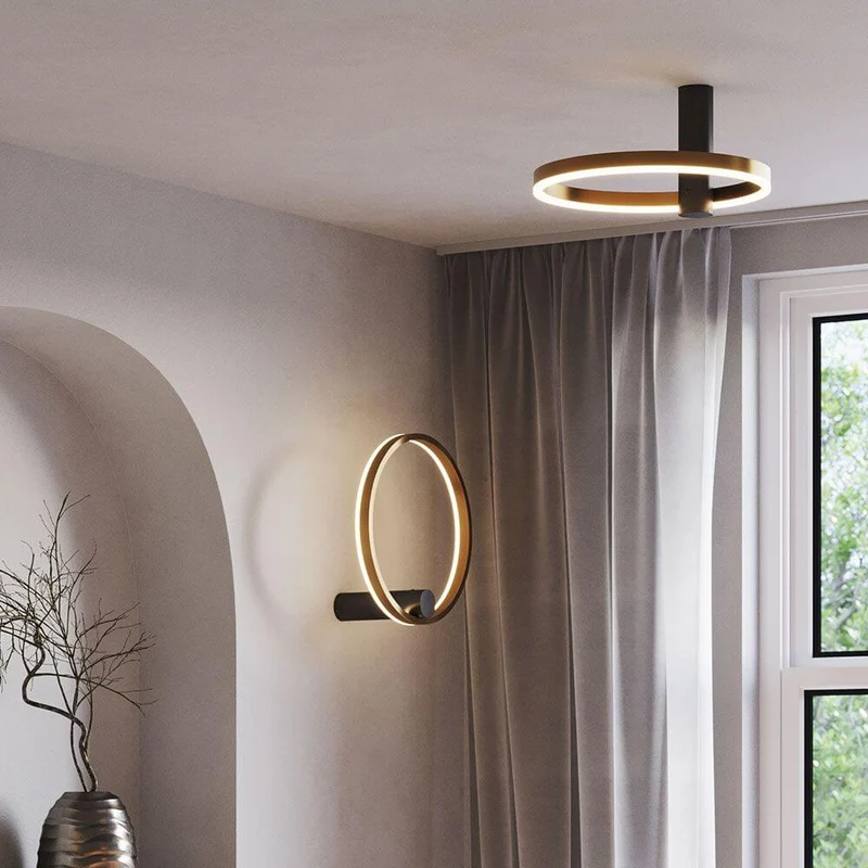 s.luce Ring Air LED Wand- & Deckenleuchte Ø 40cm rund indirekt
