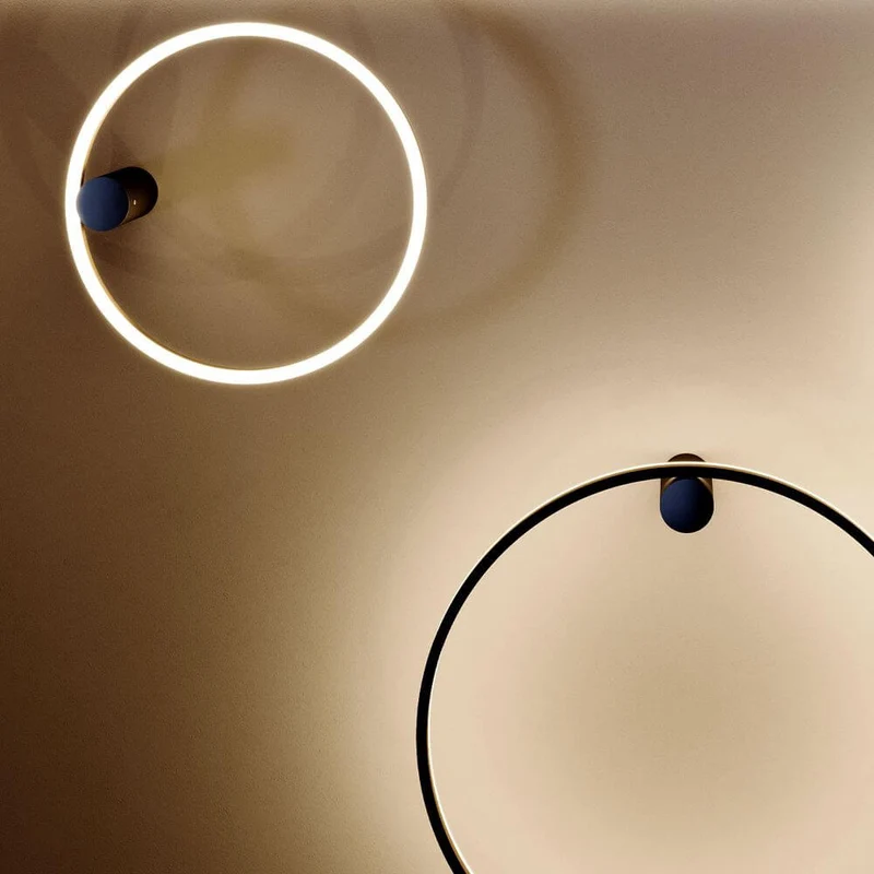 s.luce Ring Air LED Wand- & Deckenleuchte Ø 40cm rund indirekt