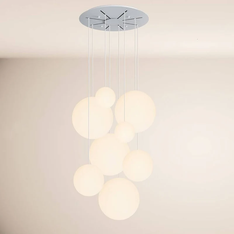 s.luce Orb Galerielampe 8-flammig Modular