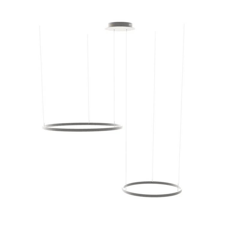 s.luce LED Ring Hängelampe 2-flammig Exzentrisch