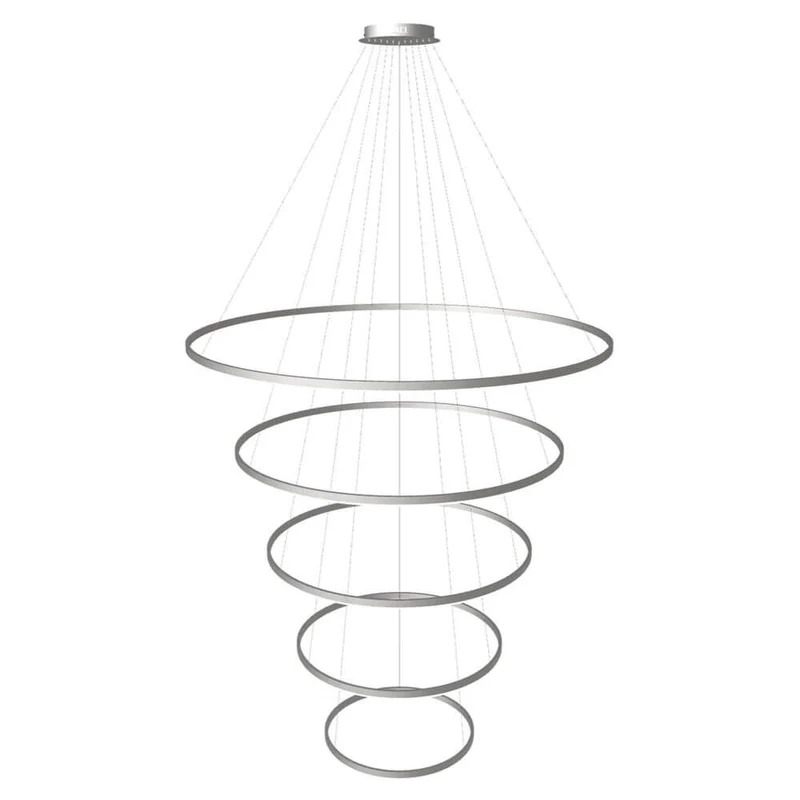 s.luce LED Ring Pendelleuchte 5-flammig Zentrisch