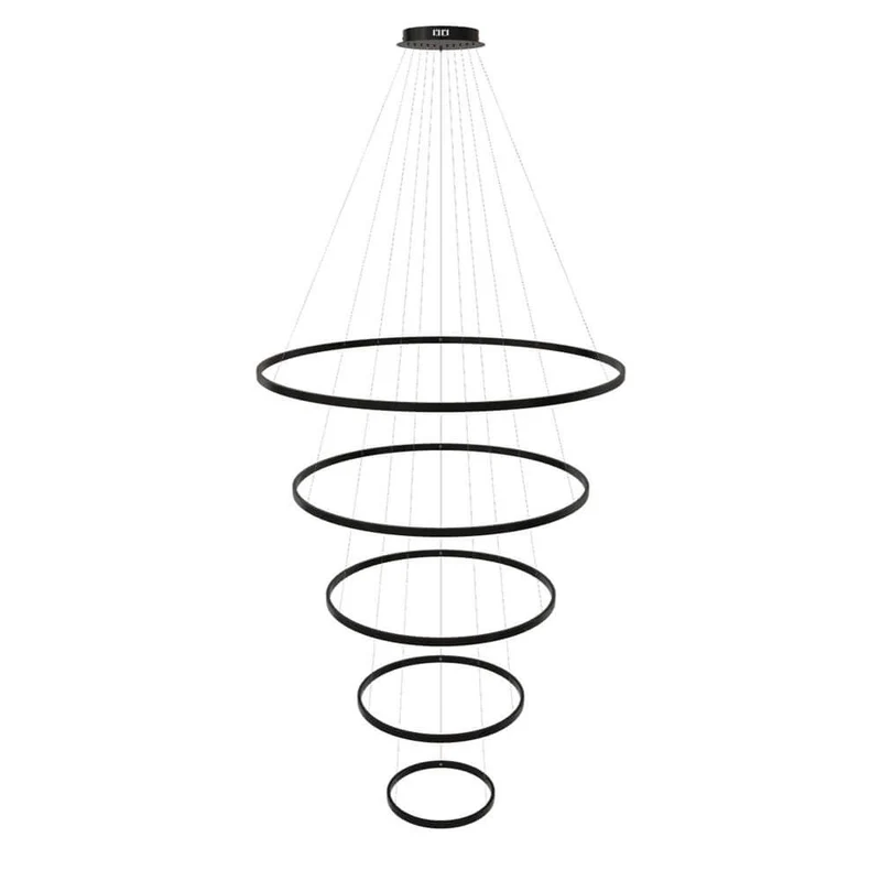 s.luce LED Ring Pendelleuchte 5-flammig Zentrisch