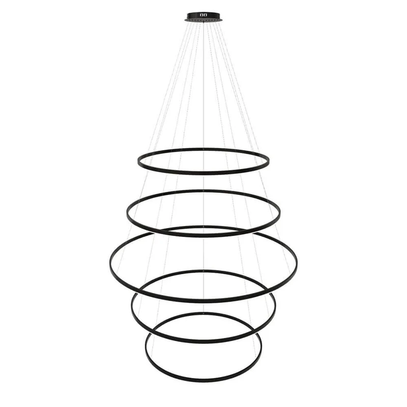 s.luce LED Ring Pendelleuchte 5-flammig Zentrisch