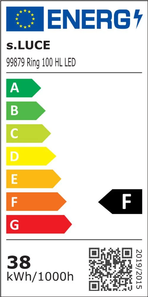 s.luce LED Ring Pendelleuchte 5-flammig Zentrisch