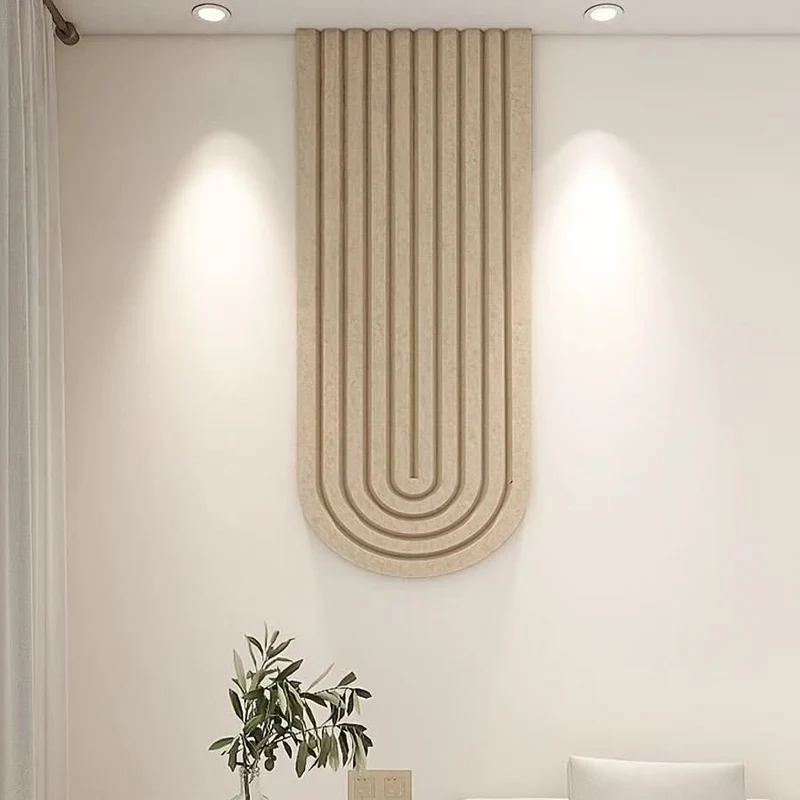 Gebogen Vilten Prikbord Wandorganizer 60x120 cm Modern Memobord Kantoordecoratie Thuiswerkplek Opbergsysteem | Sansoti