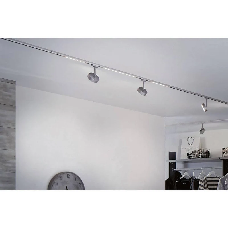 U-Rail LED Schienenspot Circle Chrom-Matt Dimmbar