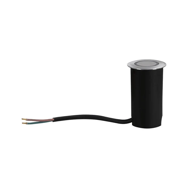 House LED Bodeneinbauleuchte Rund Gebürsteter Edelstahl IP67