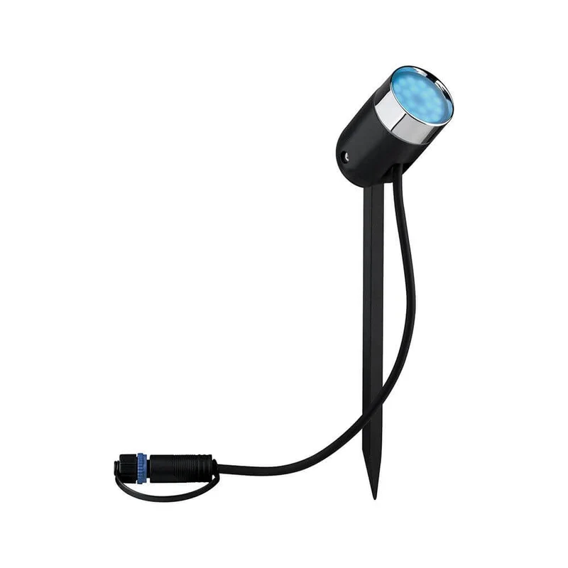Plug & Shine LED Gartenstrahler Smart Home Zigbee Anthrazit IP65