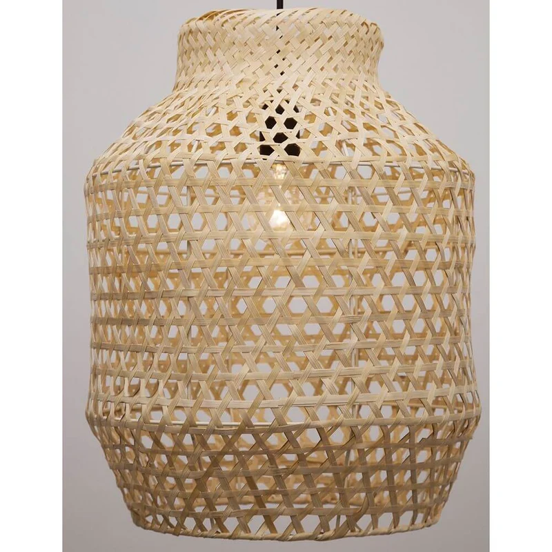 Mia Hängeleuchte Natur Rattan