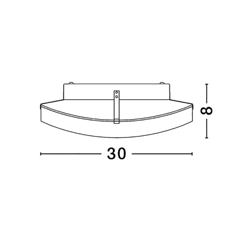 Anco Deckenlampe Glas Weiß