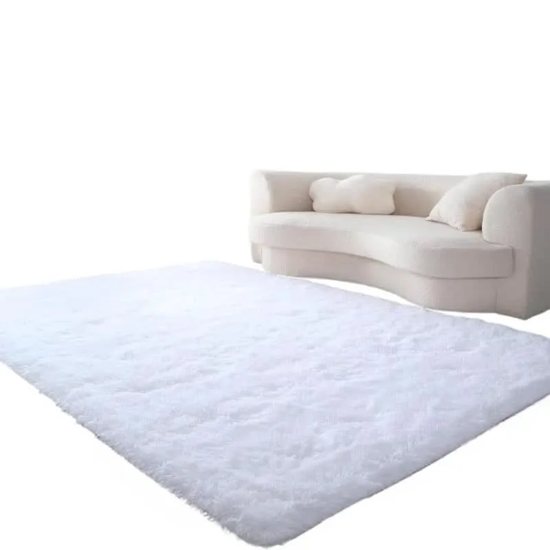 Zacht Hoogpolig Vloerkleed voor Woonkamer Slaapkamer Lounge Modern Decoratief Wollig Tapijt Antislip | Sansoti